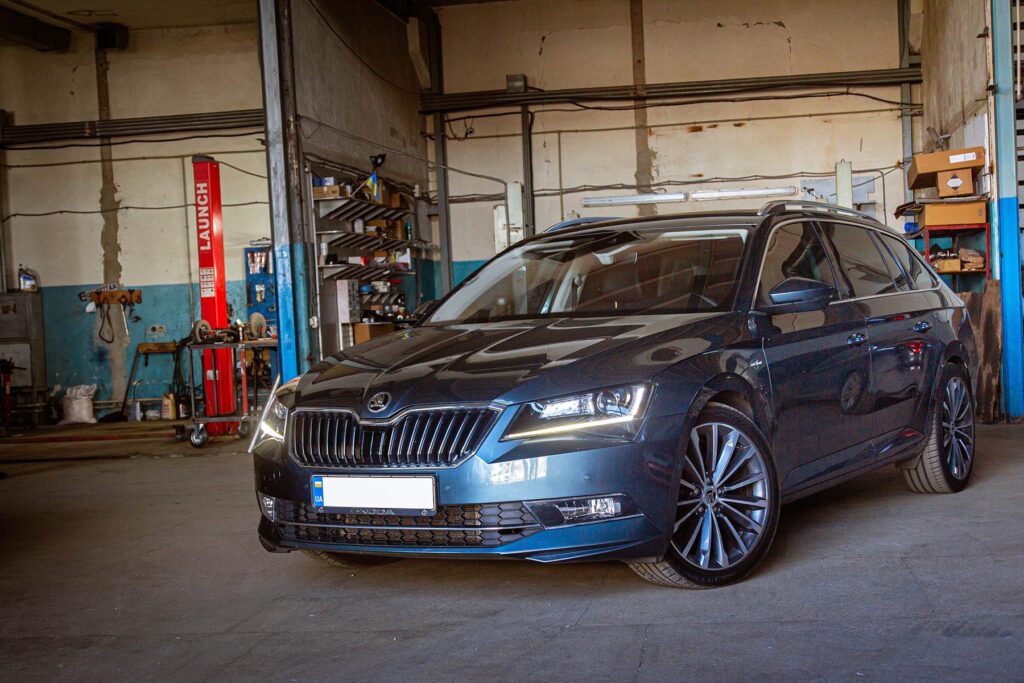 Skoda Superb 2.0 TDi Чип-тюнинг, Днепр, замер мощности, Stage 1